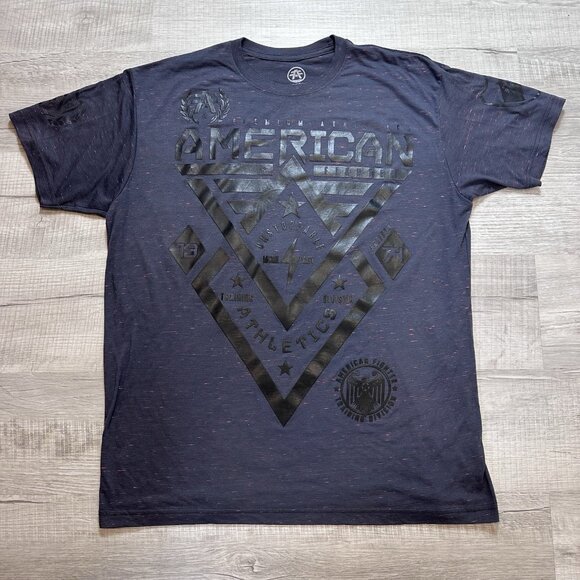 American Fighter Men's T-shirt Premium Athletic Training Gym MMA Shirt Size 2XL - Picture 1 of 10